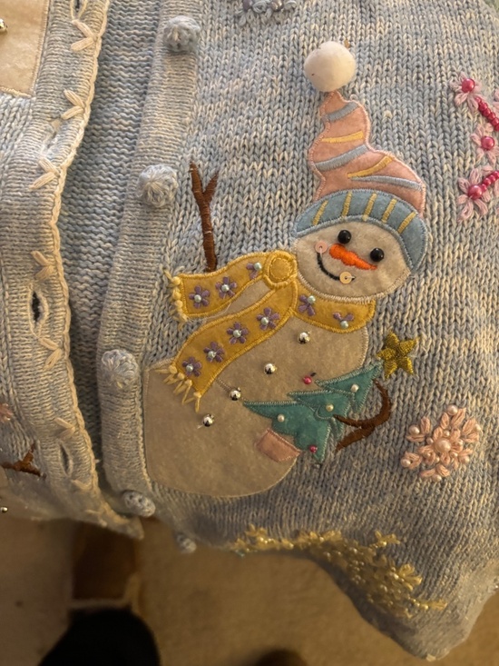 White Stag Snowman Sweater Vest - Picture 4 of 5